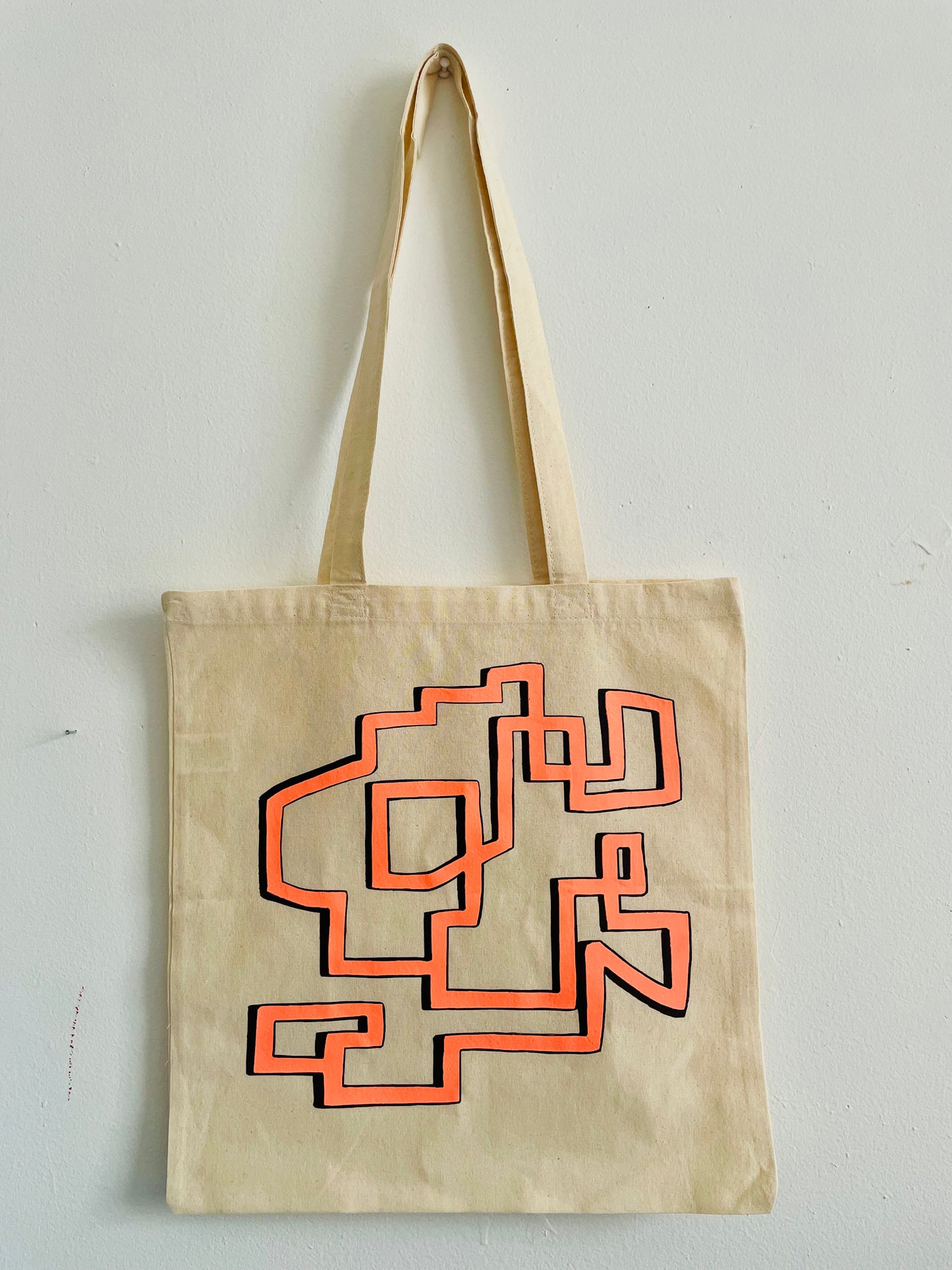 Screen Printed Kinetogram Tote