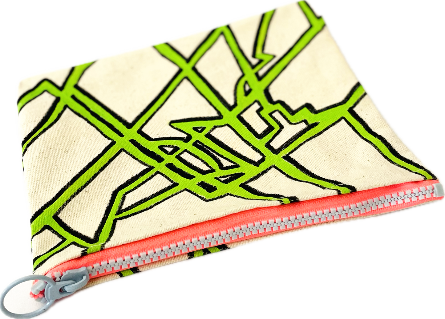 Hand-painted Kinetogram Pouch - Jeep Cherokee - Centralia to Lakewood, Washington