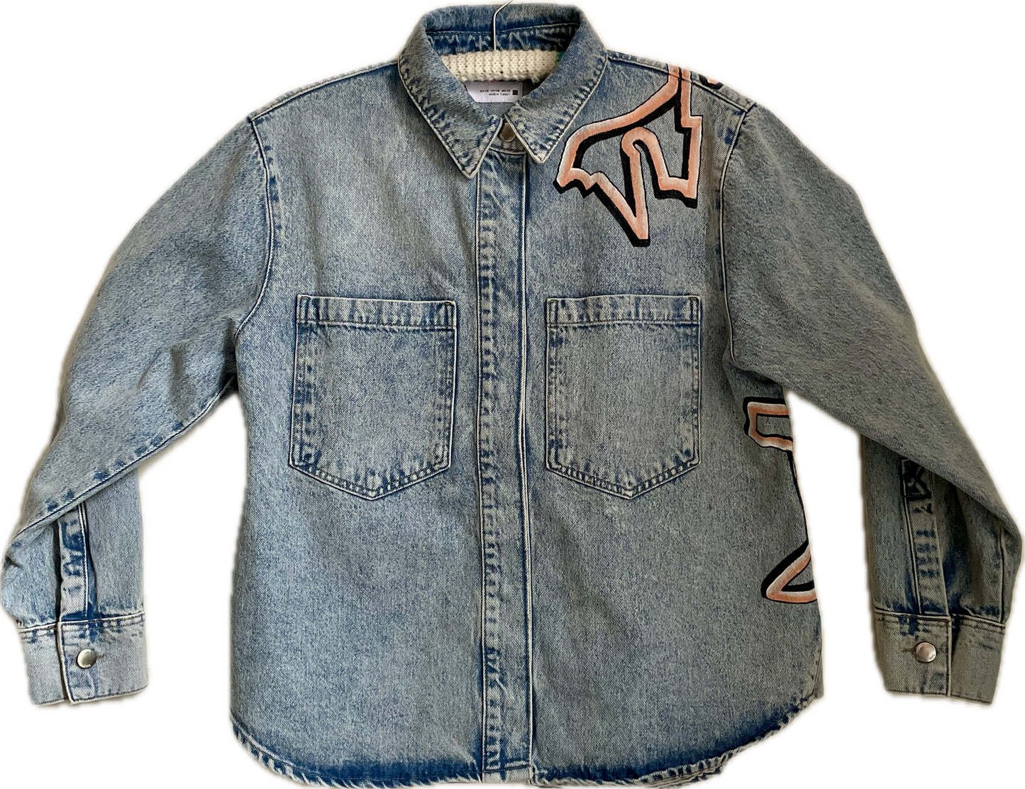Hand-painted Kinetogram Jacket - Jeep Cherokee - Belltown to UW, WA